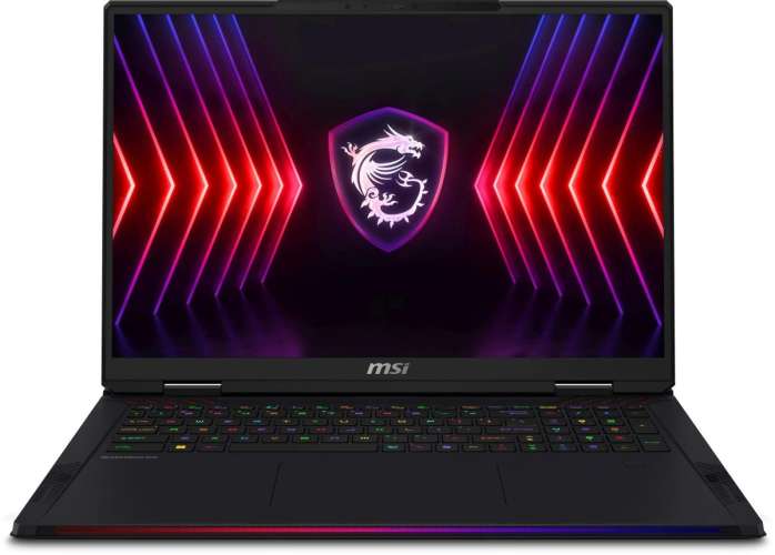 Ноутбук игровой MSI Raider A18 HX A7VIG-026RU 18", 2024, IPS, AMD Ryzen 9 7945HX3D 2.3ГГц, 16-ядерный, 32ГБ DDR5, 2ТБ SSD,  NVIDIA GeForce  RTX 4090 для ноутбуков - 16 ГБ, Windows 11 Home, черный [9s7